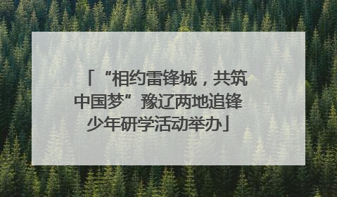 “相约雷锋城，共筑中国梦”豫辽两地追锋少年研学活动举办