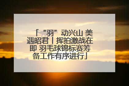 “羽”动兴山 美遇昭君丨挥拍激战在即 羽毛球锦标赛筹备工作有序进行