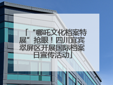 “哪吒文化档案特展”抢眼！四川宜宾翠屏区开展国际档案日宣传活动