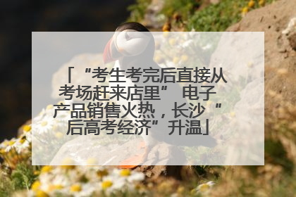 “考生考完后直接从考场赶来店里” 电子产品销售火热，长沙“后高考经济”升温