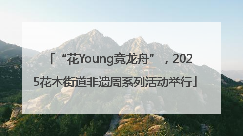 “花Young竞龙舟”，2025花木街道非遗周系列活动举行