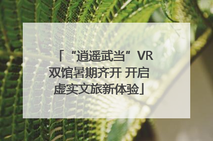 “逍遥武当”VR双馆暑期齐开 开启虚实文旅新体验