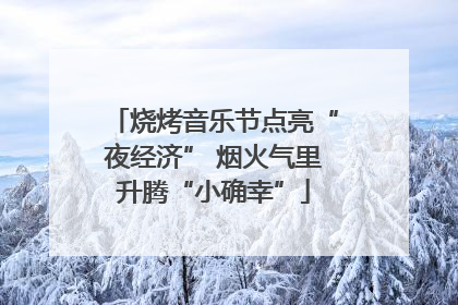 烧烤音乐节点亮“夜经济” 烟火气里升腾“小确幸”