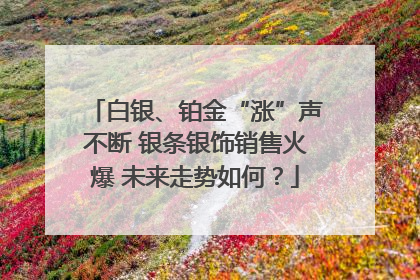 白银、铂金“涨”声不断 银条银饰销售火爆 未来走势如何？