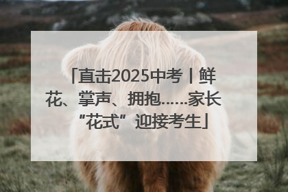 直击2025中考丨鲜花、掌声、拥抱……家长“花式”迎接考生