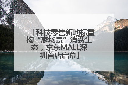 科技零售新地标重构“家场景”消费生态，京东MALL深圳首店启幕