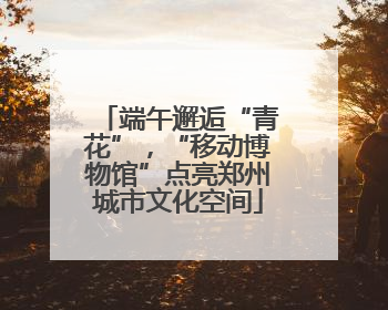端午邂逅“青花”，“移动博物馆”点亮郑州城市文化空间