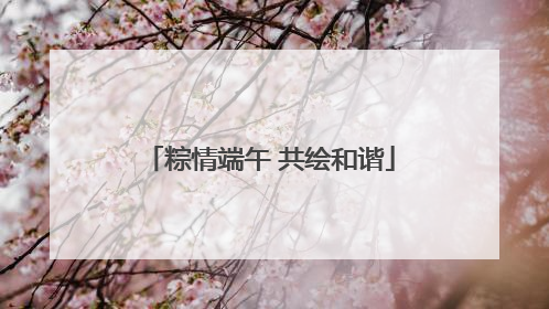 粽情端午 共绘和谐