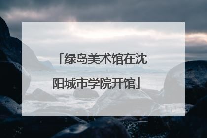 绿岛美术馆在沈阳城市学院开馆