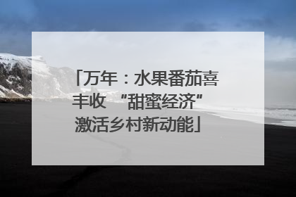 万年：水果番茄喜丰收 “甜蜜经济”激活乡村新动能