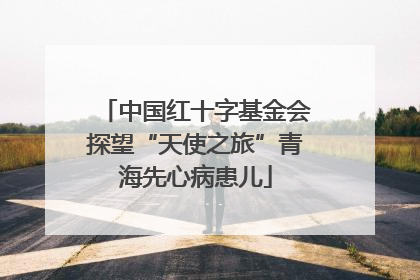 中国红十字基金会探望“天使之旅”青海先心病患儿