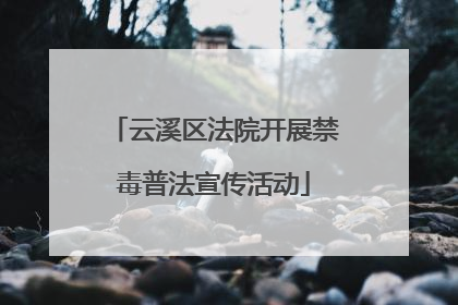 云溪区法院开展禁毒普法宣传活动