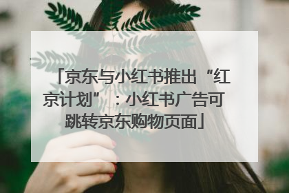 京东与小红书推出“红京计划”：小红书广告可跳转京东购物页面