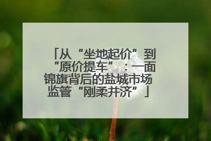 从“坐地起价”到“原价提车”：一面锦旗背后的盐城市场监管“刚柔并济”