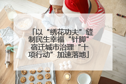 以“绣花功夫”缝制民生幸福“针脚” 宿迁城市治理“十项行动”加速落地