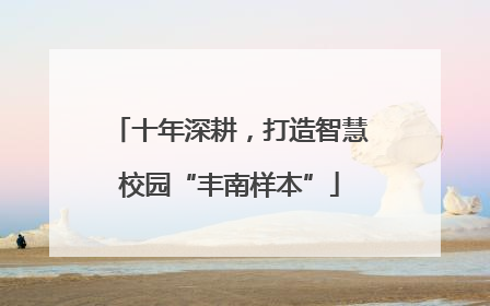 十年深耕，打造智慧校园“丰南样本”