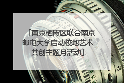 南京栖霞区联合南京邮电大学启动校地艺术共创主题月活动