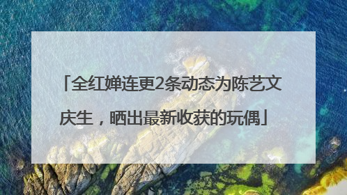 全红婵连更2条动态为陈艺文庆生，晒出最新收获的玩偶