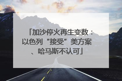 加沙停火再生变数：以色列“接受”美方案、哈马斯不认可