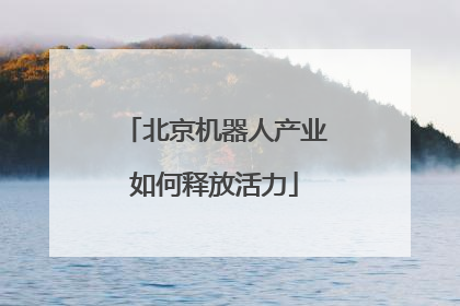 北京机器人产业如何释放活力