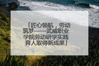 匠心领航，劳动筑梦——武威职业学院劳动研学实践育人取得新成果