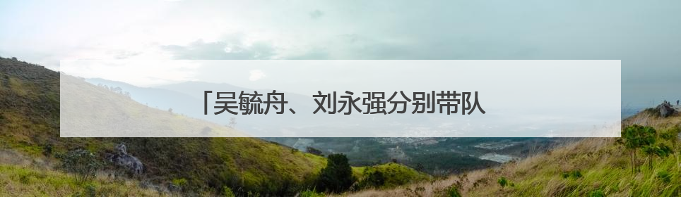 吴毓舟、刘永强分别带队开展“七一”走访慰问