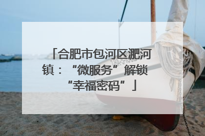 合肥市包河区淝河镇：“微服务”解锁“幸福密码”
