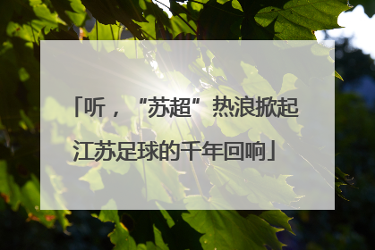听，“苏超”热浪掀起江苏足球的千年回响