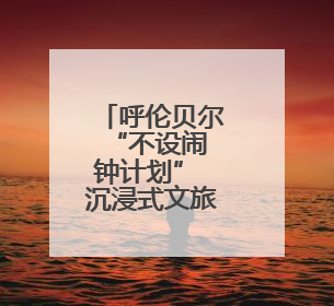 呼伦贝尔 “不设闹钟计划” 沉浸式文旅活动启幕