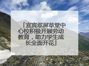 宜宾翠屏草堂中心校积极开展劳动教育，助力学生成长全面开花