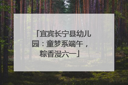 宜宾长宁县幼儿园：童梦系端午，粽香漫六一