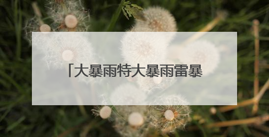 大暴雨特大暴雨雷暴大风，武汉市气象台连发预警，考生注意！