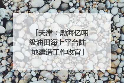 天津：渤海亿吨级油田海上平台陆地建造工作收官
