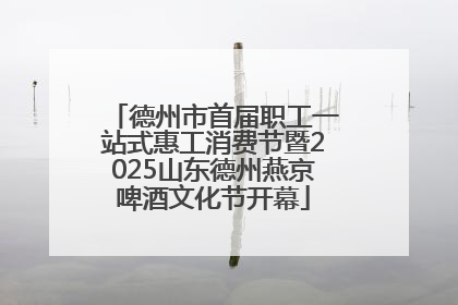 德州市首届职工一站式惠工消费节暨2025山东德州燕京啤酒文化节开幕