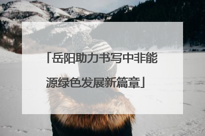 岳阳助力书写中非能源绿色发展新篇章