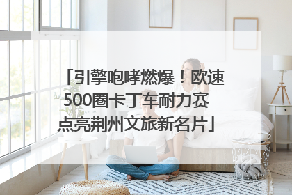 引擎咆哮燃爆！欧速500圈卡丁车耐力赛点亮荆州文旅新名片