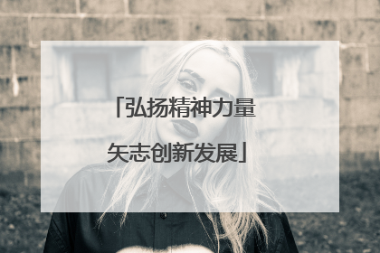 弘扬精神力量 矢志创新发展