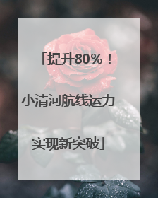 提升80％！小清河航线运力实现新突破