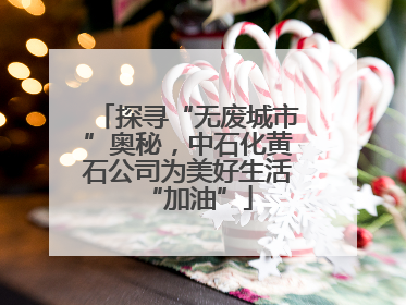 探寻“无废城市”奥秘，中石化黄石公司为美好生活“加油”