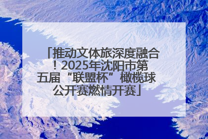 推动文体旅深度融合！2025年沈阳市第五届“联盟杯”橄榄球公开赛燃情开赛