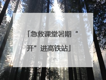 急救课堂暑期“开”进高铁站