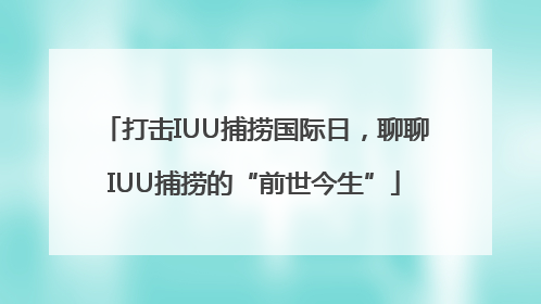 打击IUU捕捞国际日，聊聊IUU捕捞的“前世今生”