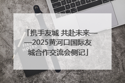 携手友城 共赴未来——2025黄河口国际友城合作交流会侧记