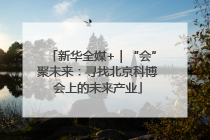 新华全媒+｜“会”聚未来：寻找北京科博会上的未来产业