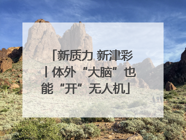 新质力 新津彩丨体外“大脑”也能“开”无人机