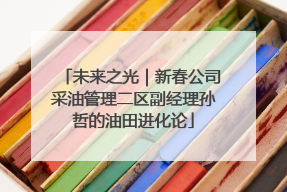 未来之光｜新春公司采油管理二区副经理孙哲的油田进化论