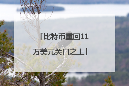 比特币重回11万美元关口之上