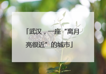 武汉，一座“离月亮很近”的城市