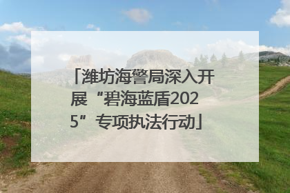 潍坊海警局深入开展“碧海蓝盾2025”专项执法行动