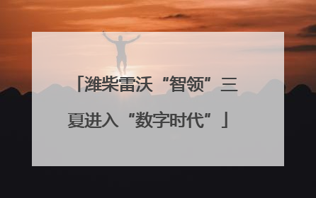 潍柴雷沃“智领”三夏进入“数字时代”